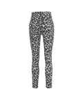 Leggings leopardati stretch #nero