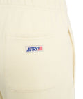 Pantaloni jogger con stampa logo #bianco