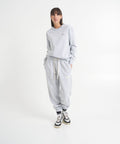 Pantaloni jogger con stampa logo #grigio