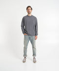 Sweatshirt con logo #grigio