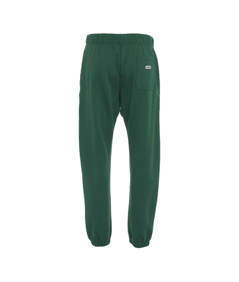 Pantaloni jogger con etichetta logo #verde