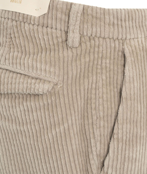 Pantaloni di velluto a coste #beige