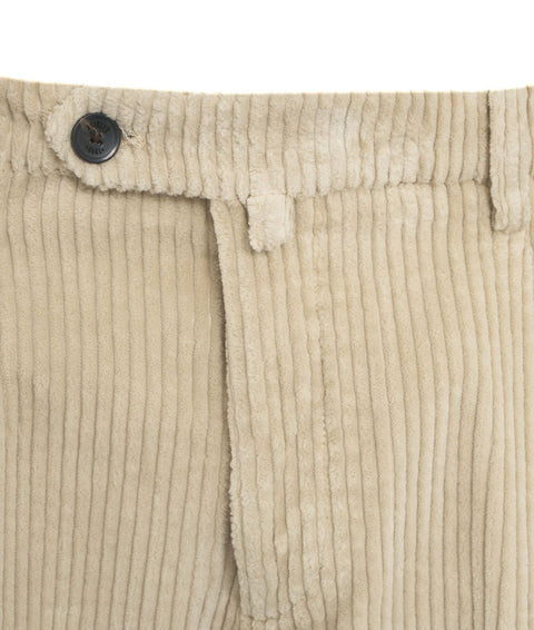 Pantaloni di velluto a coste #beige