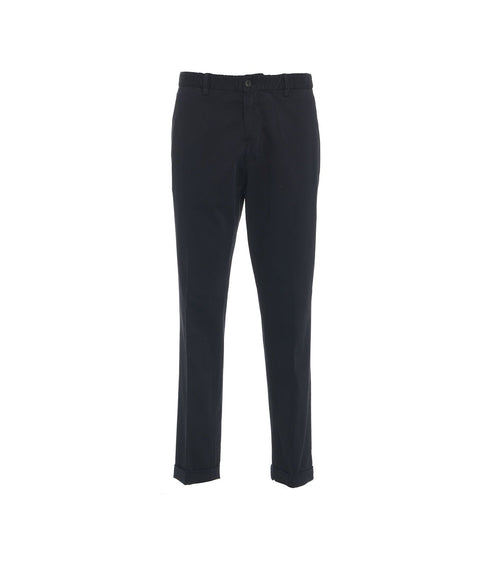 Pantaloni chino in misto modal #blu