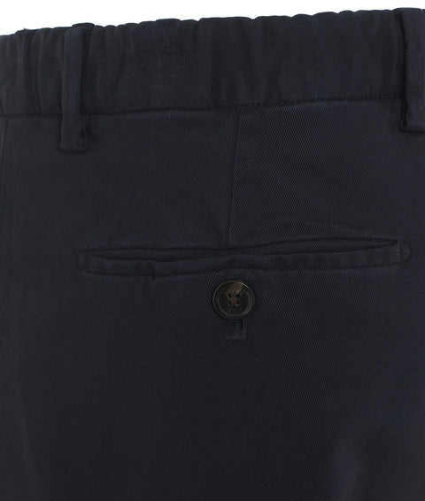 Pantaloni chino in misto modal #blu