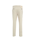 Pantaloni chino in misto modal #bianco