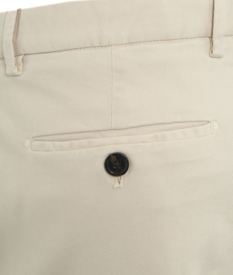 Pantaloni chino in misto modal #bianco