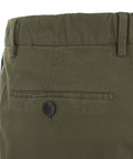 Pantaloni chino in misto modal #verde