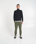 Pantaloni chino in misto modal #verde