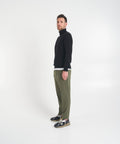 Pantaloni chino in misto modal #verde