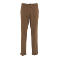 Pantaloni chino in misto modal #marrone