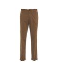 Pantaloni chino in misto modal #marrone