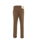 Pantaloni chino in misto modal #marrone