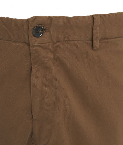 Pantaloni chino in misto modal #marrone