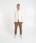 Pantaloni chino in misto modal #marrone