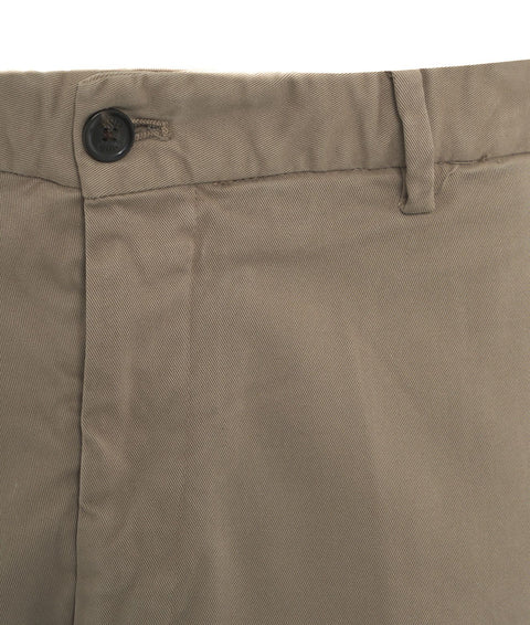 Pantaloni chino in misto modal #marrone