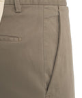 Pantaloni chino in misto modal #marrone