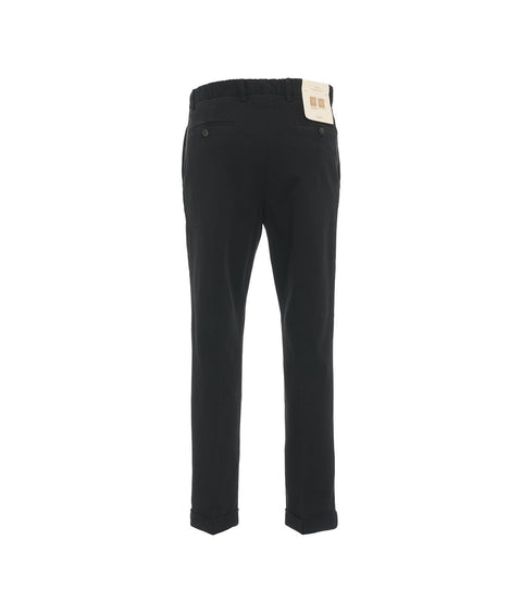 Pantaloni chino in misto modal #nero