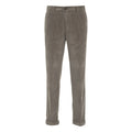 Pantaloni di velluto a coste in misto modal #grigio