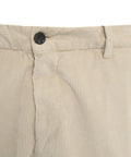 Pantaloni di velluto a coste in misto modal #bianco