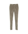 Pantaloni di velluto a coste in misto modal #grigio