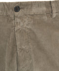 Pantaloni di velluto a coste in misto modal #grigio