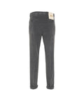 Pantaloni di velluto a coste in misto modal #grigio