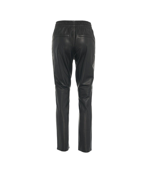 Pantalone in pelle 'Gift' #nero