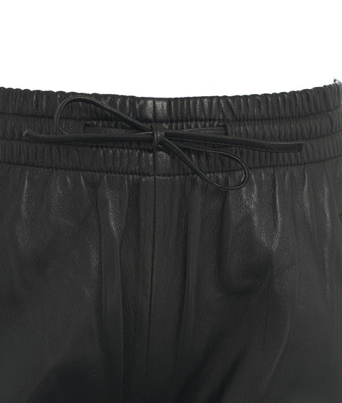 Pantalone in pelle 'Gift' #nero