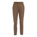 Pantalone in pelle 'Gift' #marrone