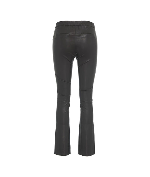 Jegging in pelle 'Freya' #marrone