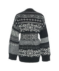 Cardigan a maglia con cintura in vita #nero