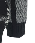 Cardigan a maglia con cintura in vita #nero