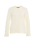 Maglione con scollo rotondo #bianco