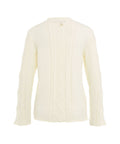 Maglione con scollo rotondo #bianco