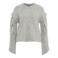 Maglione con cut outs sulle maniche #grigio