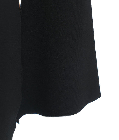 Abito in maglia con cut out sul retro #nero