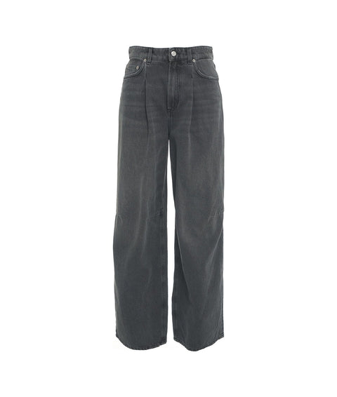 Jeans gamba ampia 'Mustard' #grigio