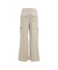 Pantalone cargo "Roxy" in velluto a coste #grigio