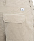 Pantalone cargo "Roxy" in velluto a coste #grigio