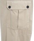 Pantalone cargo "Roxy" in velluto a coste #grigio