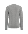 Maglione in maglia intrecciata #grigio