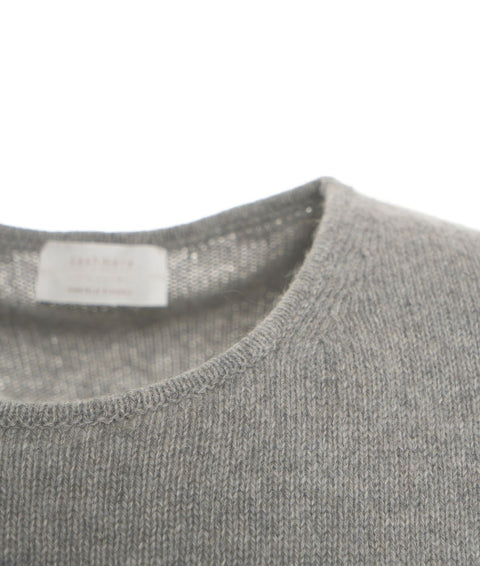 Maglia in upcycled cashmere #grigio