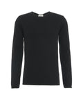 Maglia in upcycled cashmere #nero