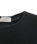 Maglia in upcycled cashmere #nero