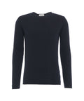 Maglia in upcycled cashmere #blu