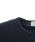 Maglia in upcycled cashmere #blu