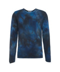 Maglione in cashmere tie dye #blu