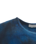 Maglione in cashmere tie dye #blu