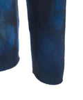 Maglione in cashmere tie dye #blu